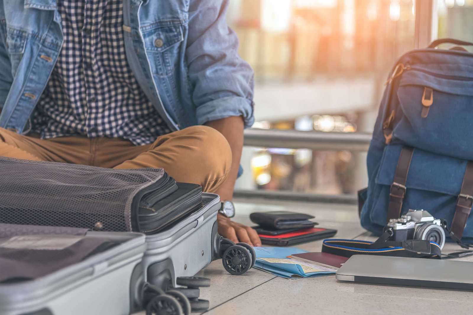 Traveller on Airport