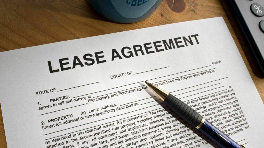 ALT Text: Lease agreement document – reflecting leasehold reform in the UK